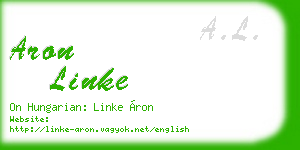 aron linke business card